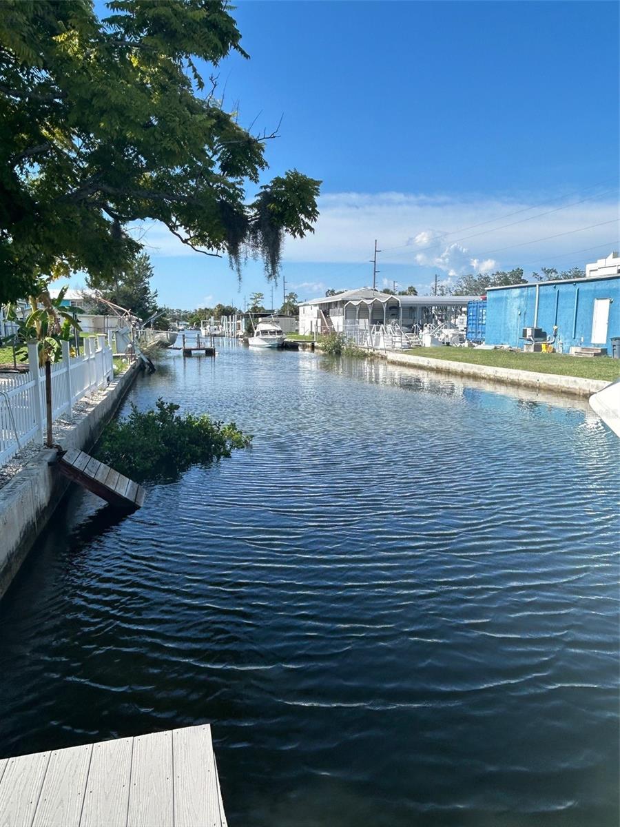canal to the gulf