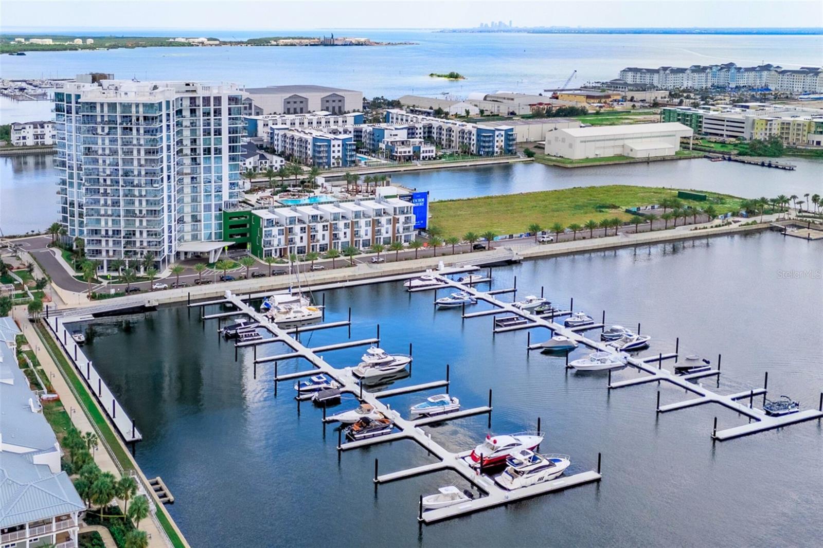 Building Exterior and Marina