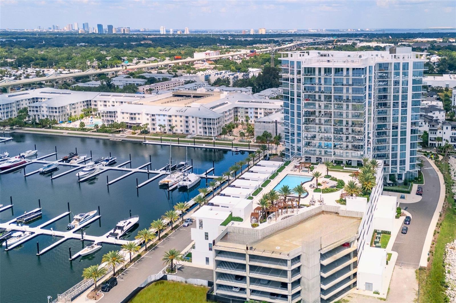 Building Exterior and Marina