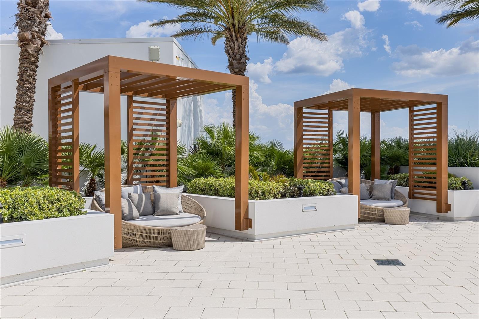 Pool Cabanas