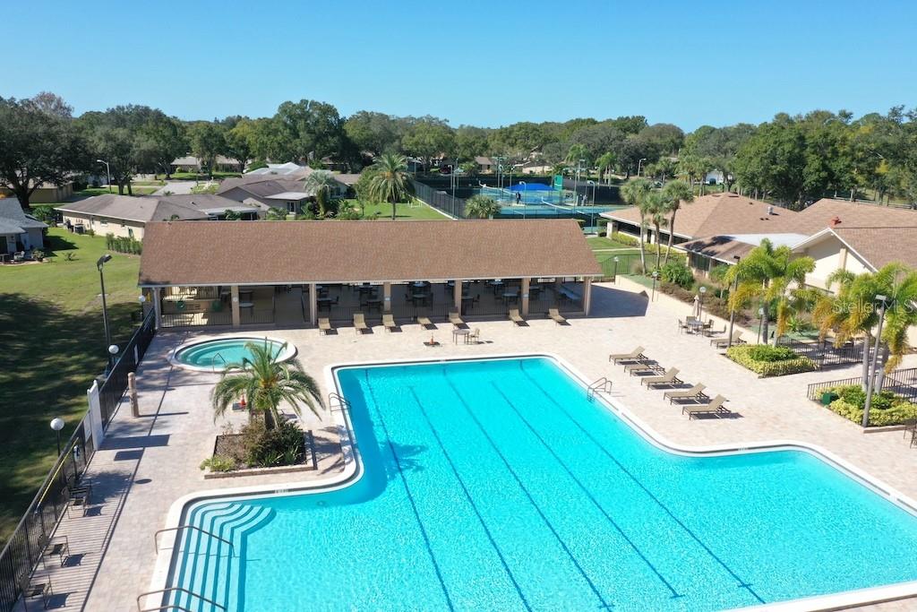 Olympic size HTD Lap pool with Pavilion
