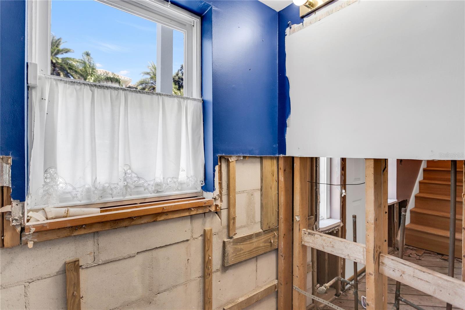 Downstairs powder room.