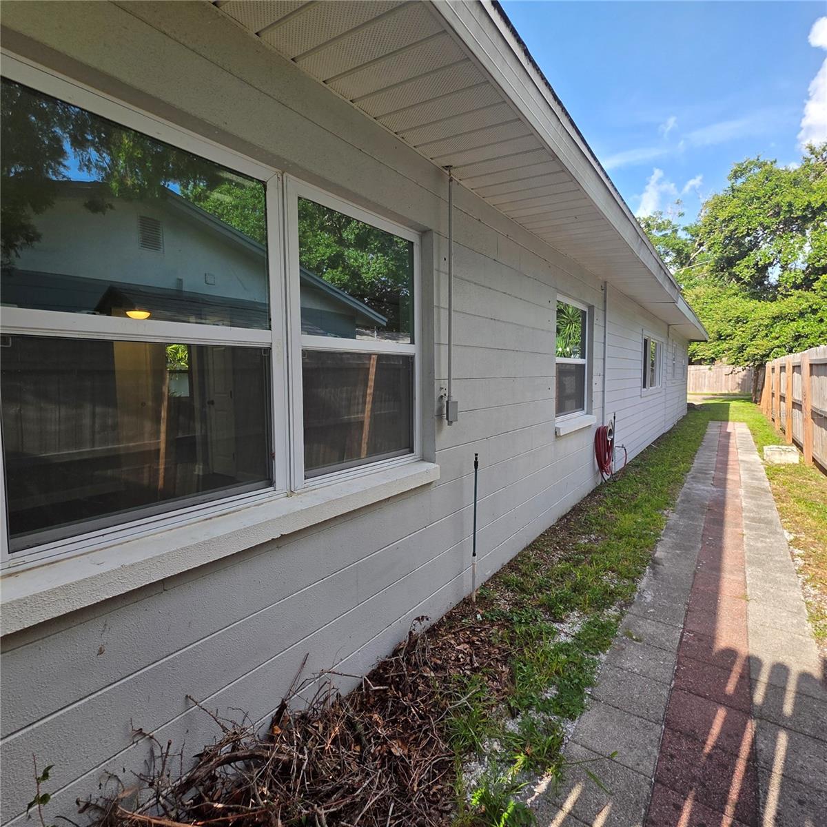 Southside of House
