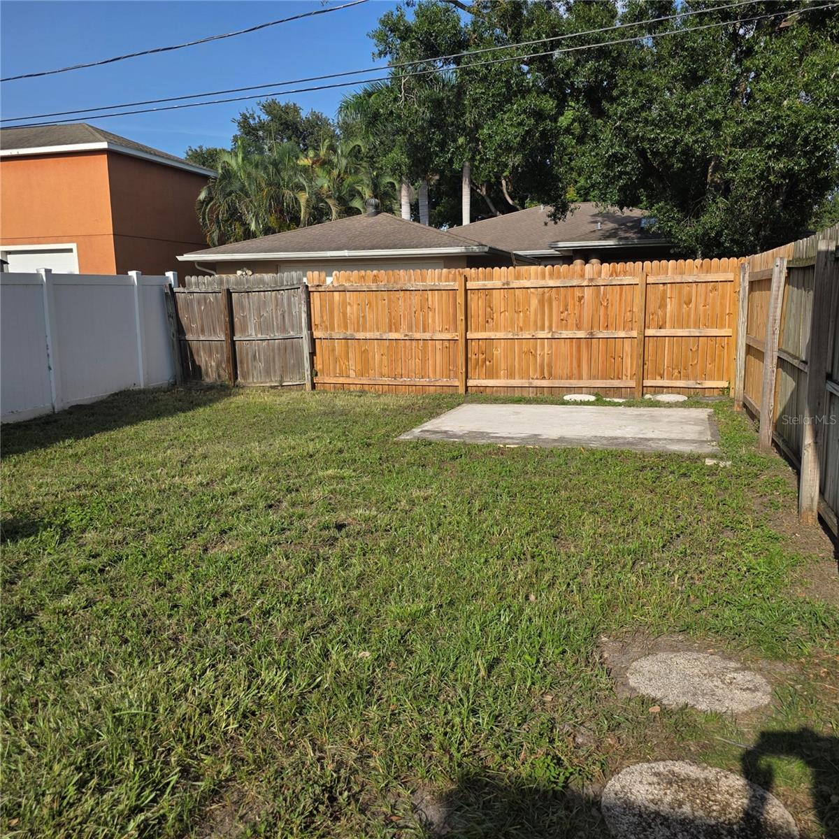 Alley side Backyard