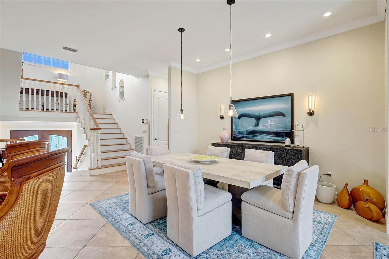The Dining Room Is Conveniently Designed By The Fantastic Kitchen and Living Room!