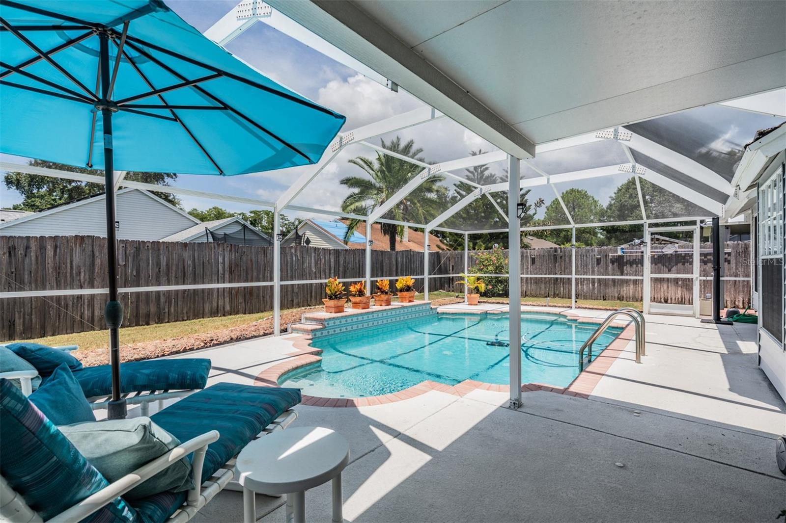 Enclosed Patio and Pool