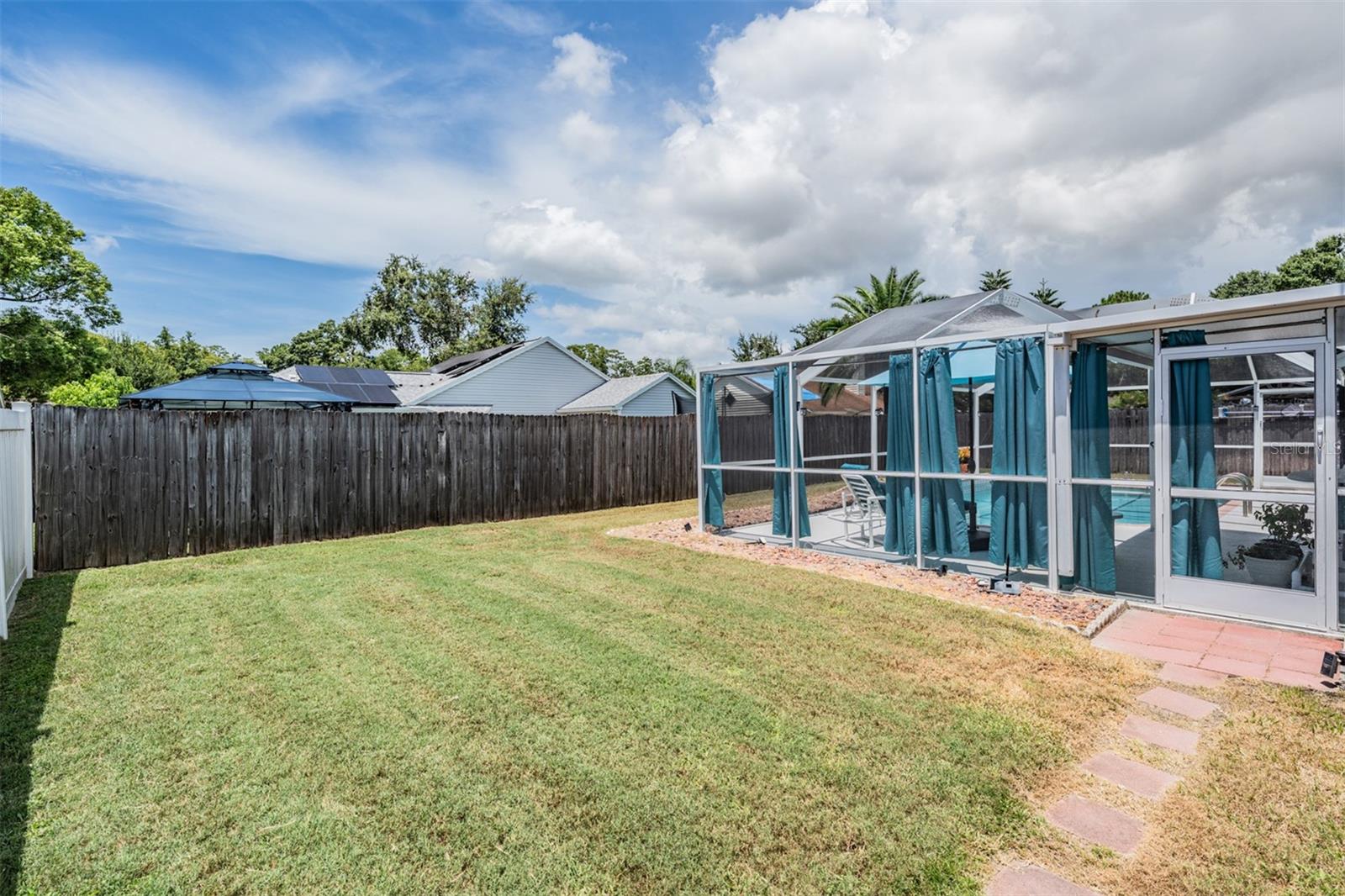 Fenced-In Backyard