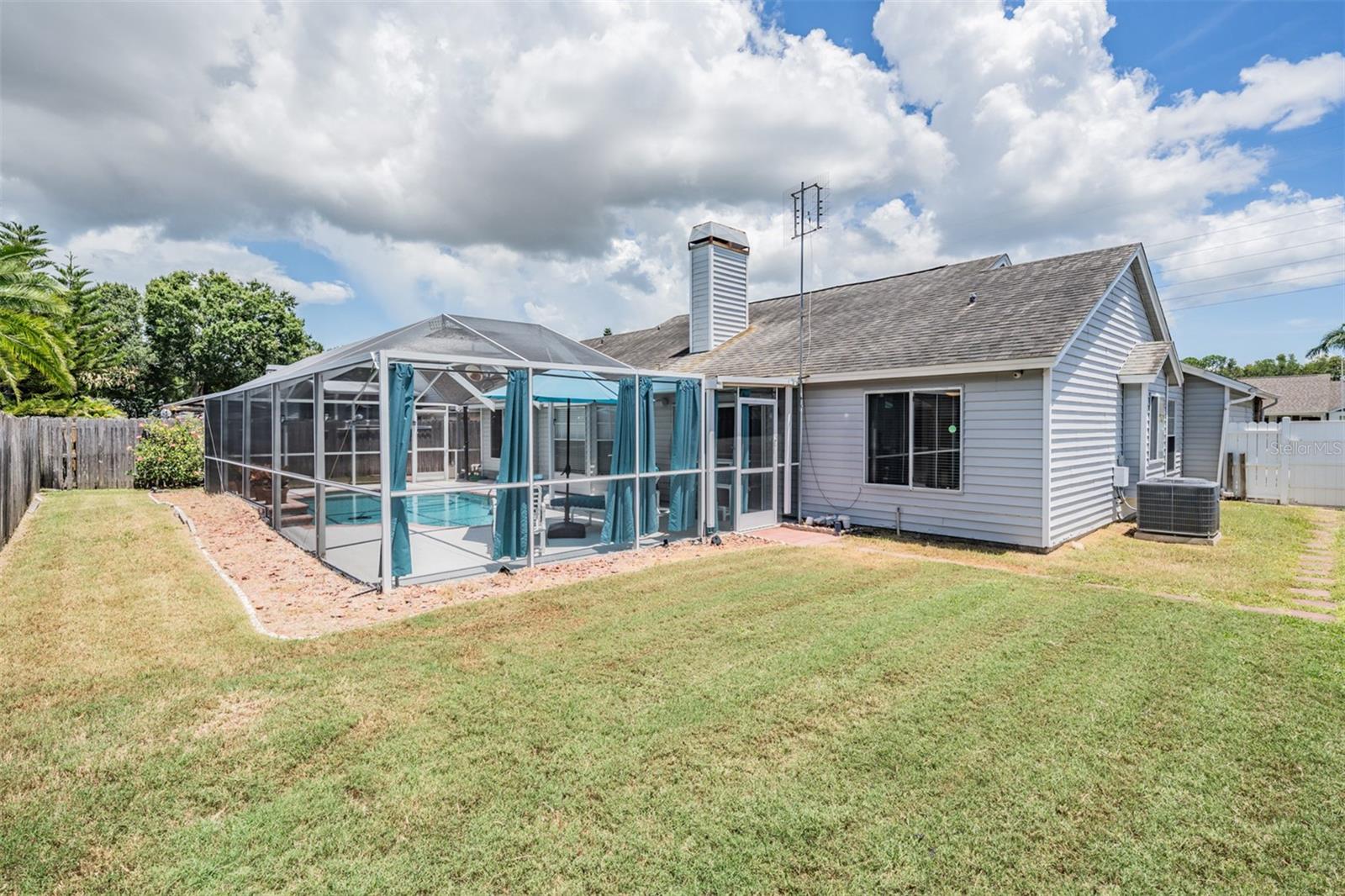 Fenced-In Backyard