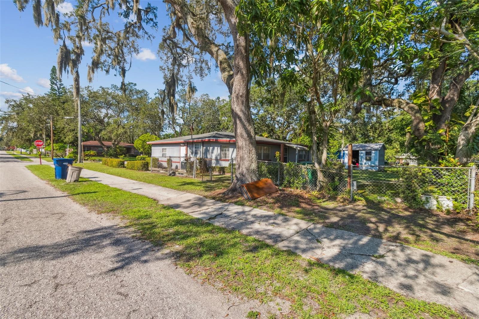 Side of home| backyard and shed