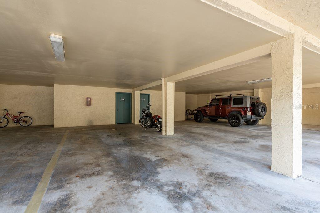two car parking area and storage