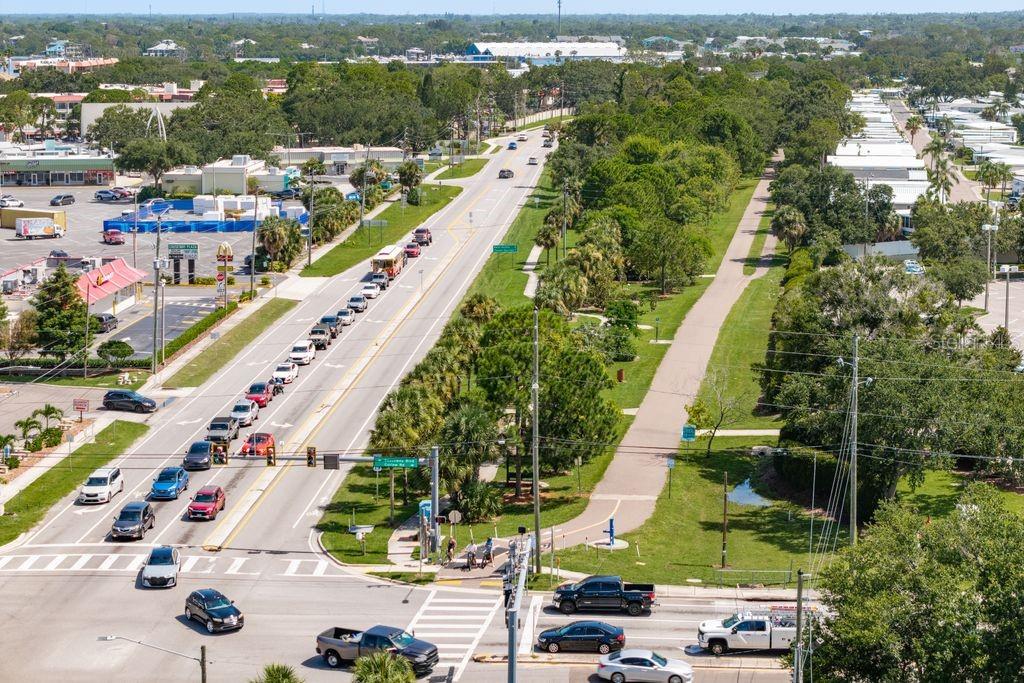 Pinellas trail within a few blocks