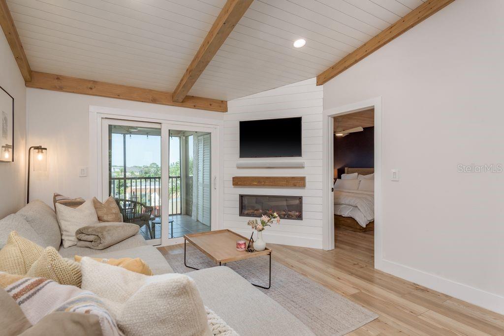 living room and Master bedroom entrance