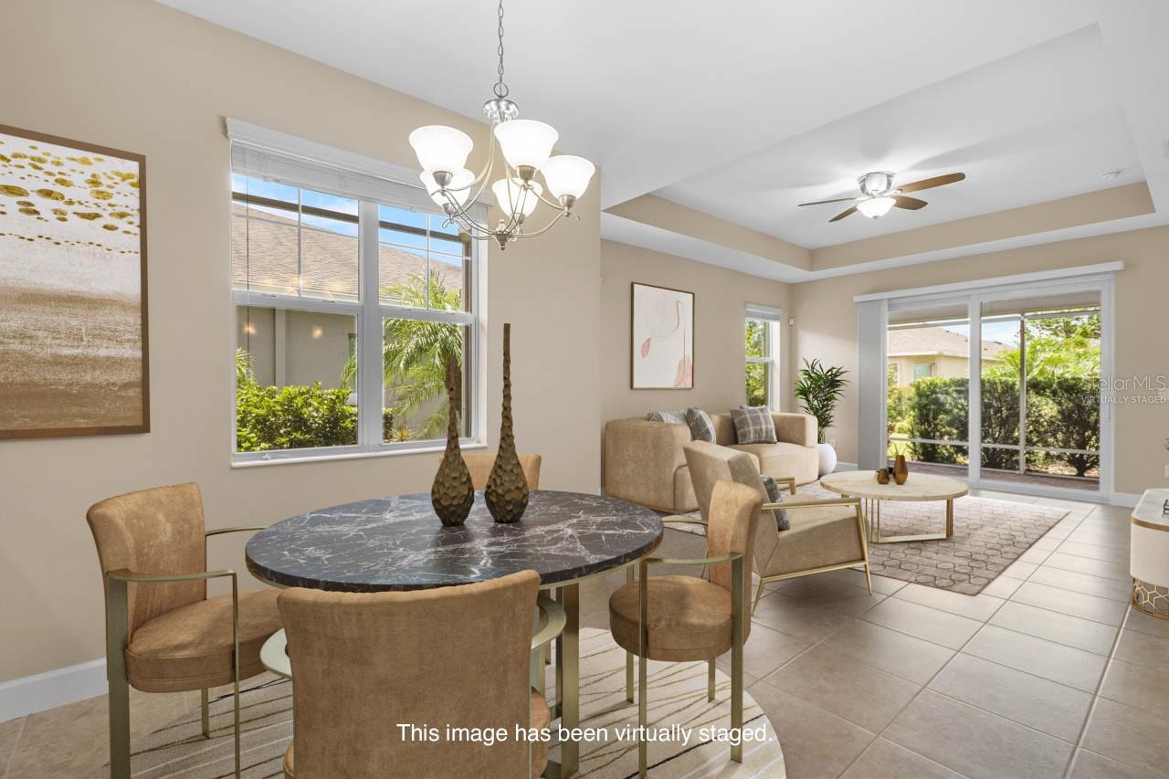 Dining & Living Areas