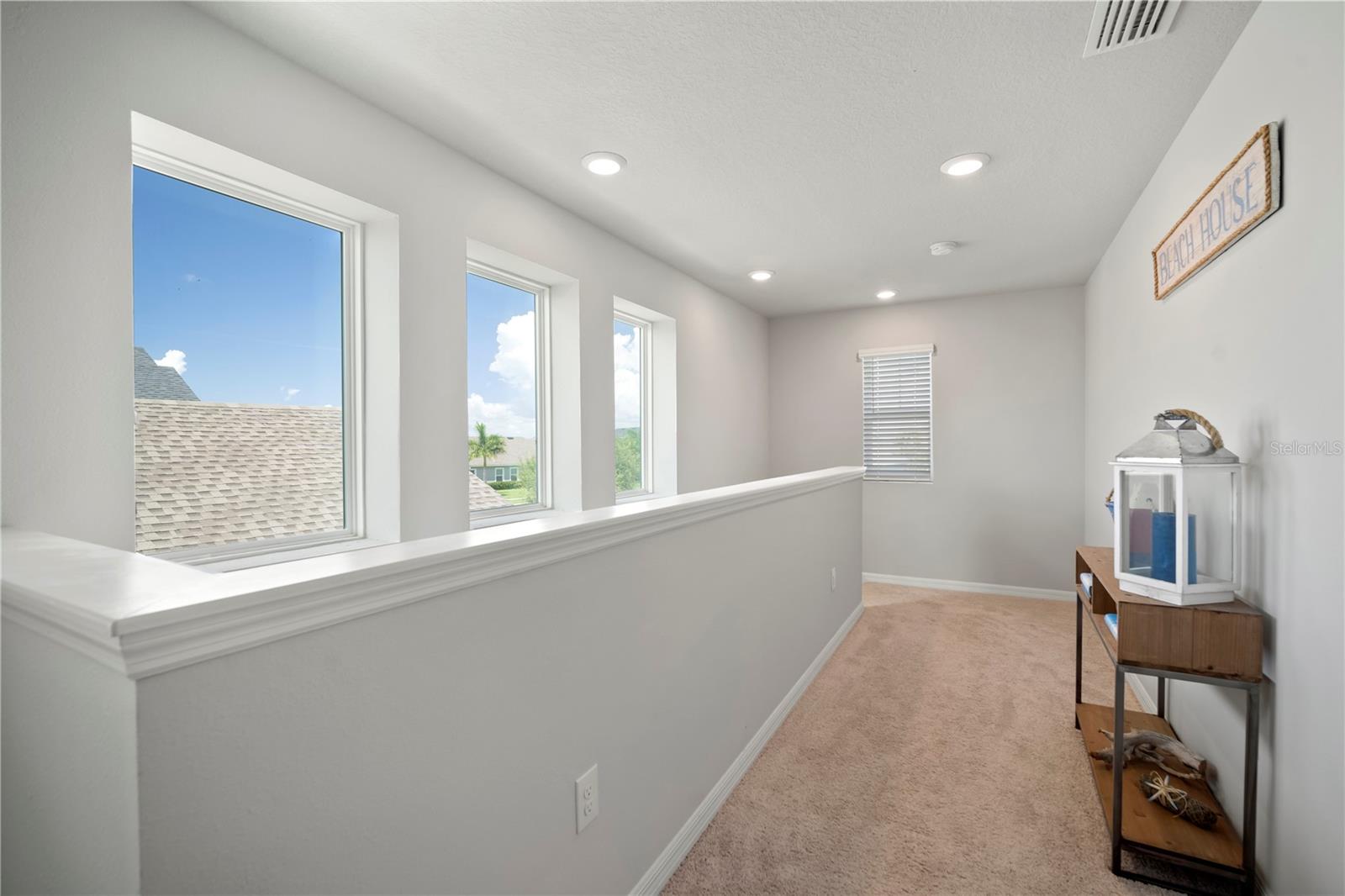 Upstairs- Tons of natural light