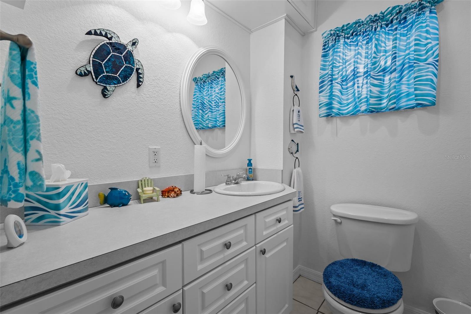 First level half bath