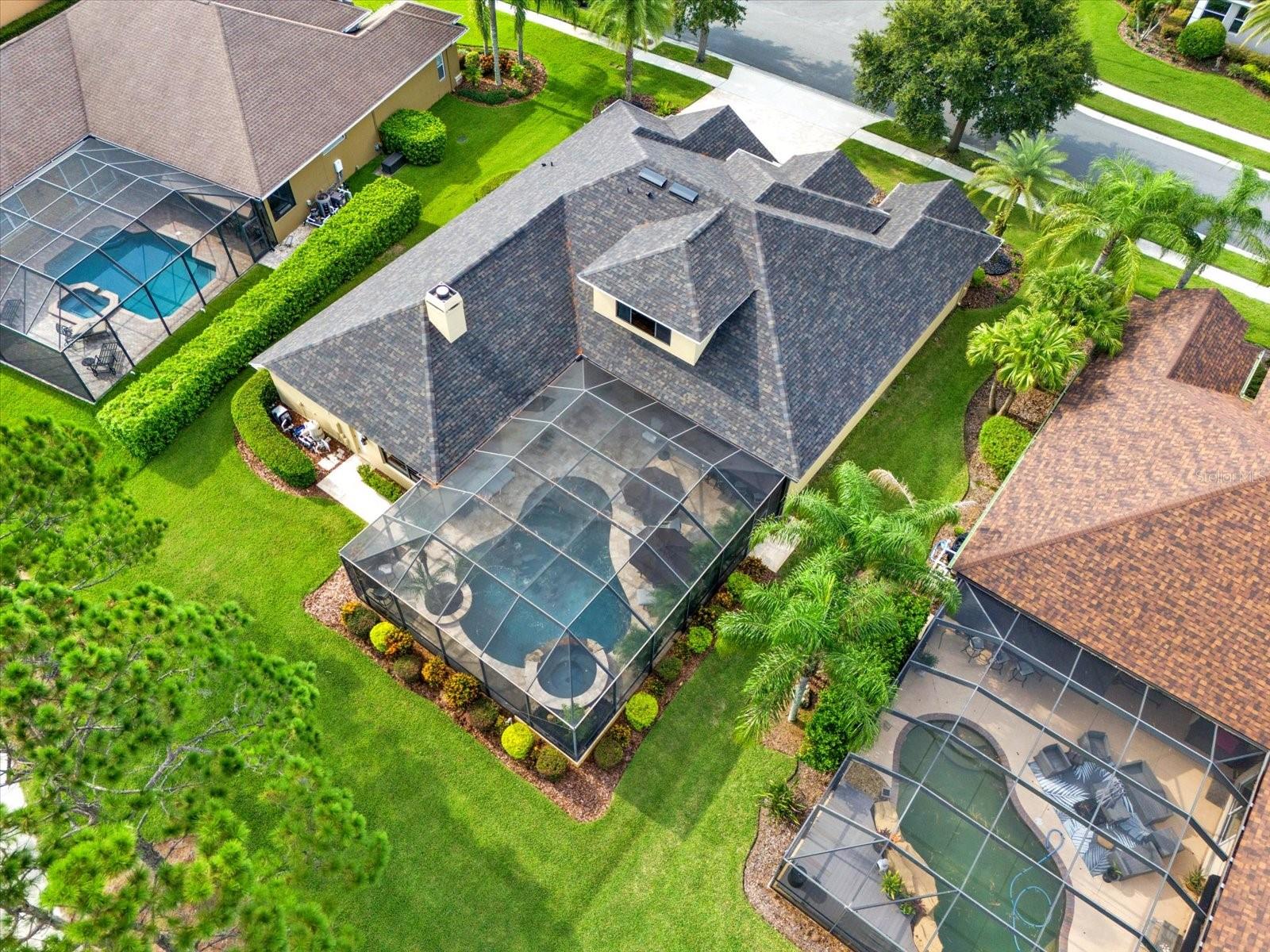 Aerial View of home