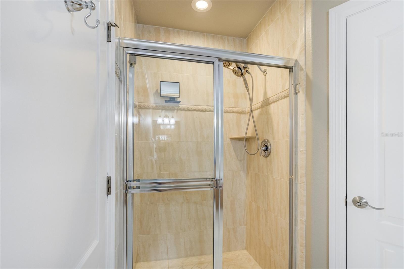 Primary walk in shower