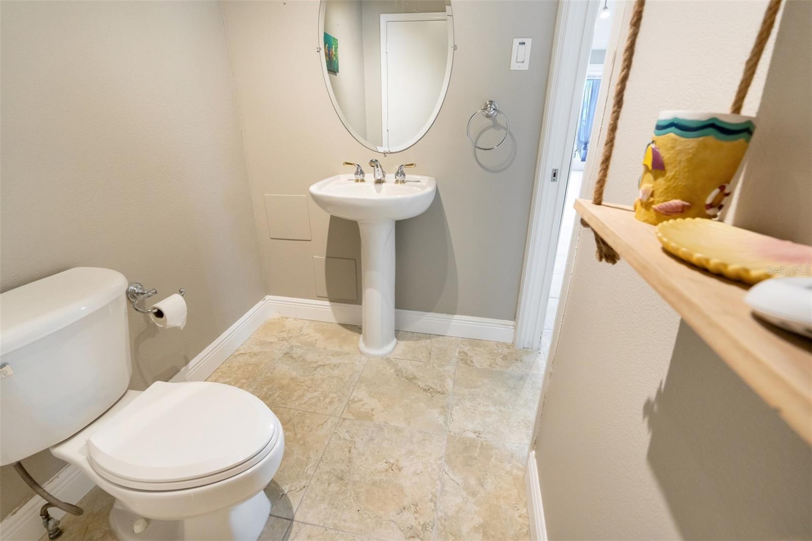 Ground floor half bath
