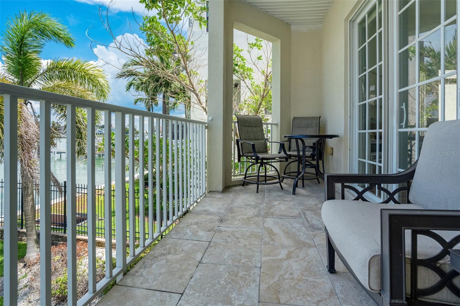 Second floor covered porch
