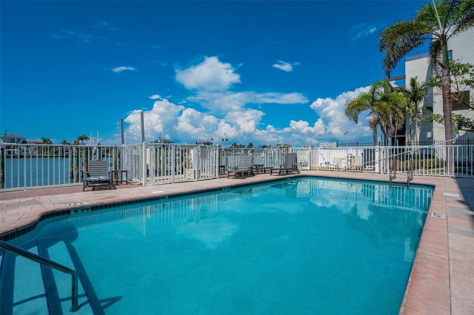 Heated community pool