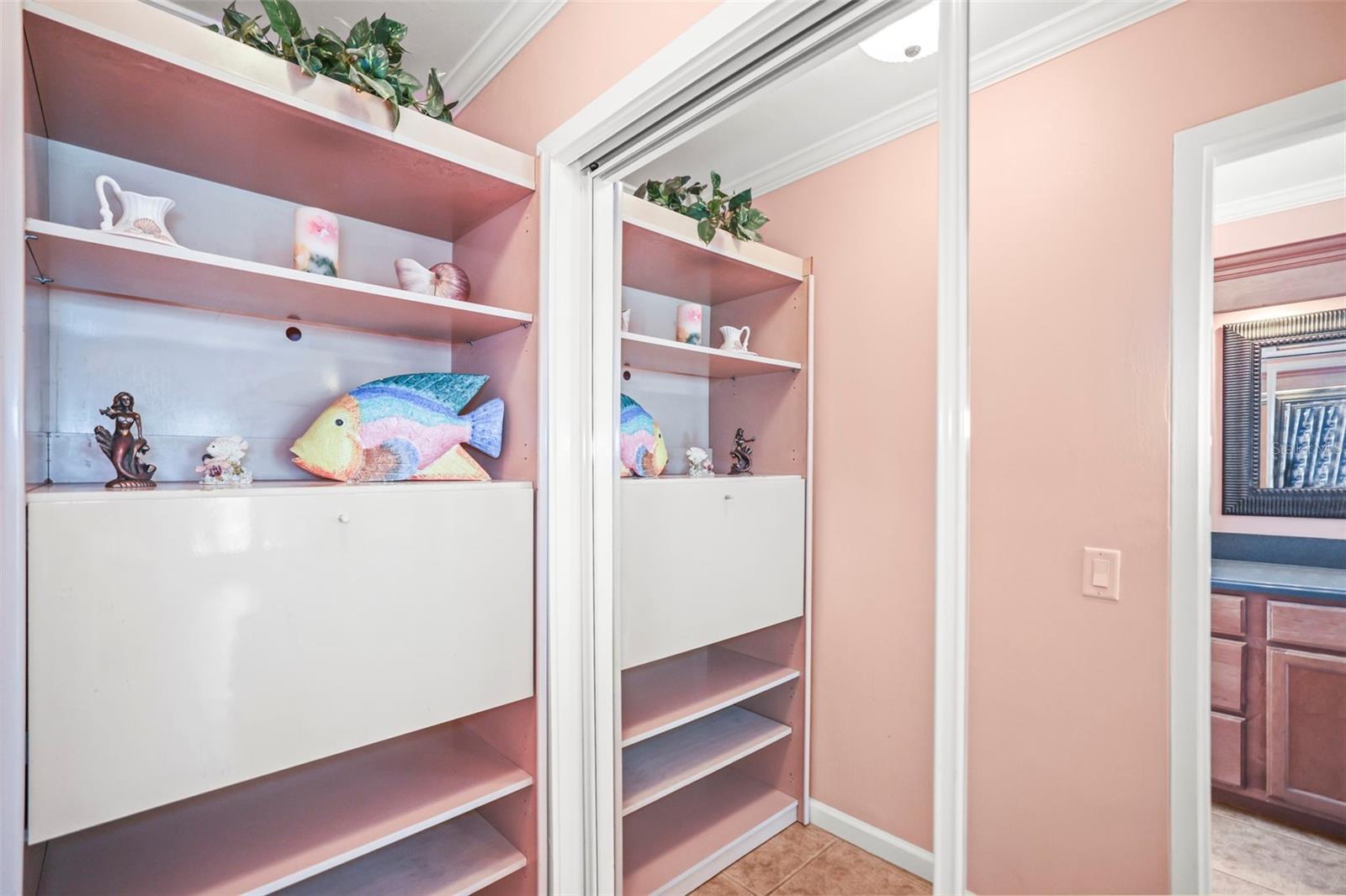 Dressing Area and Built-In Closet