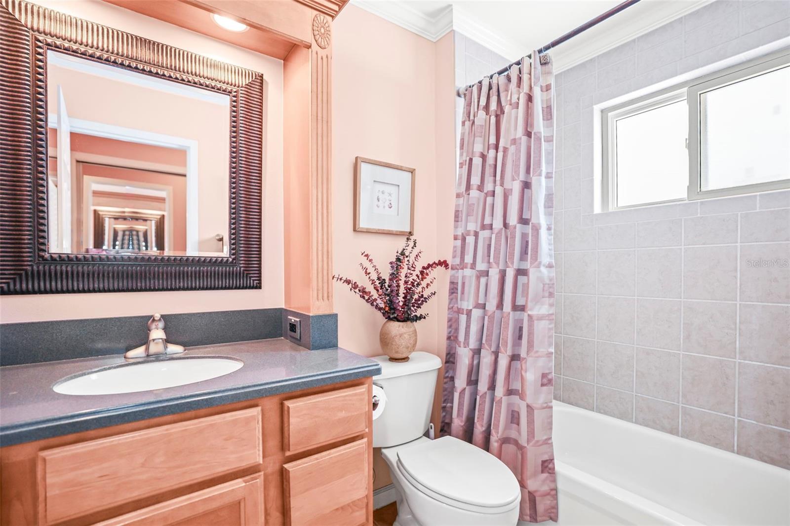 Principal Ensuite Bath features Shower with Tub