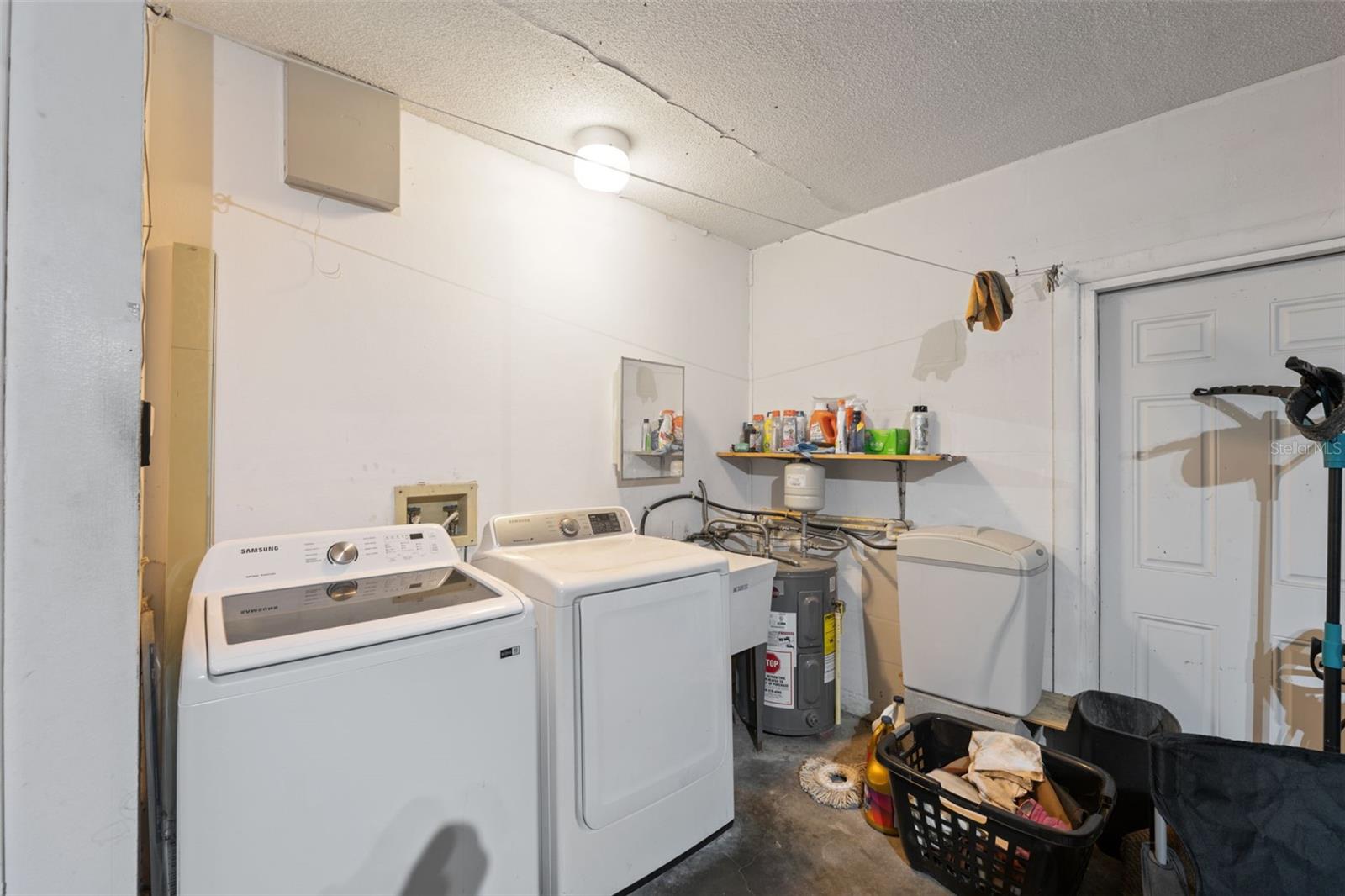 Laundry in the Garage