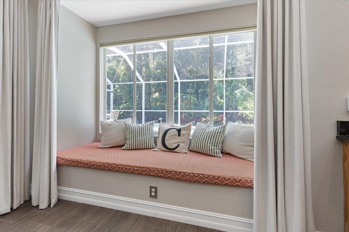 Window Seat in Breakfast Nook