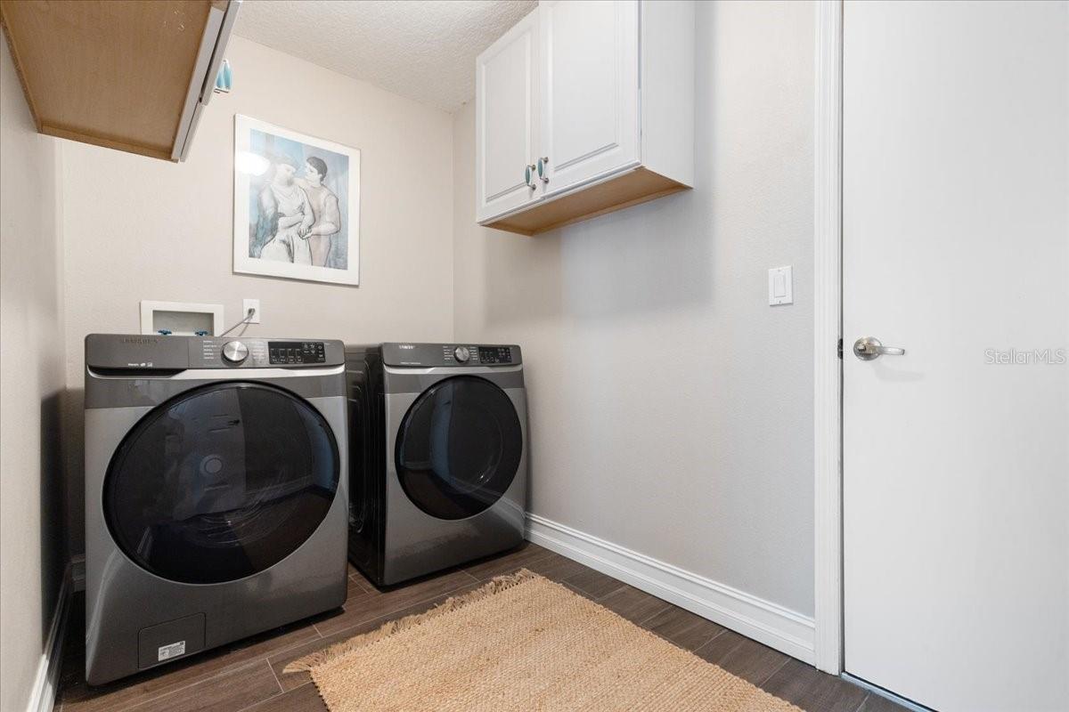 Laundry Room off of Garage and Dining Room