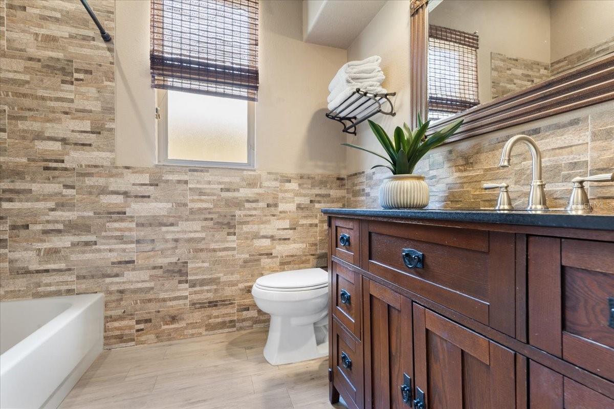 Secondary bathroom