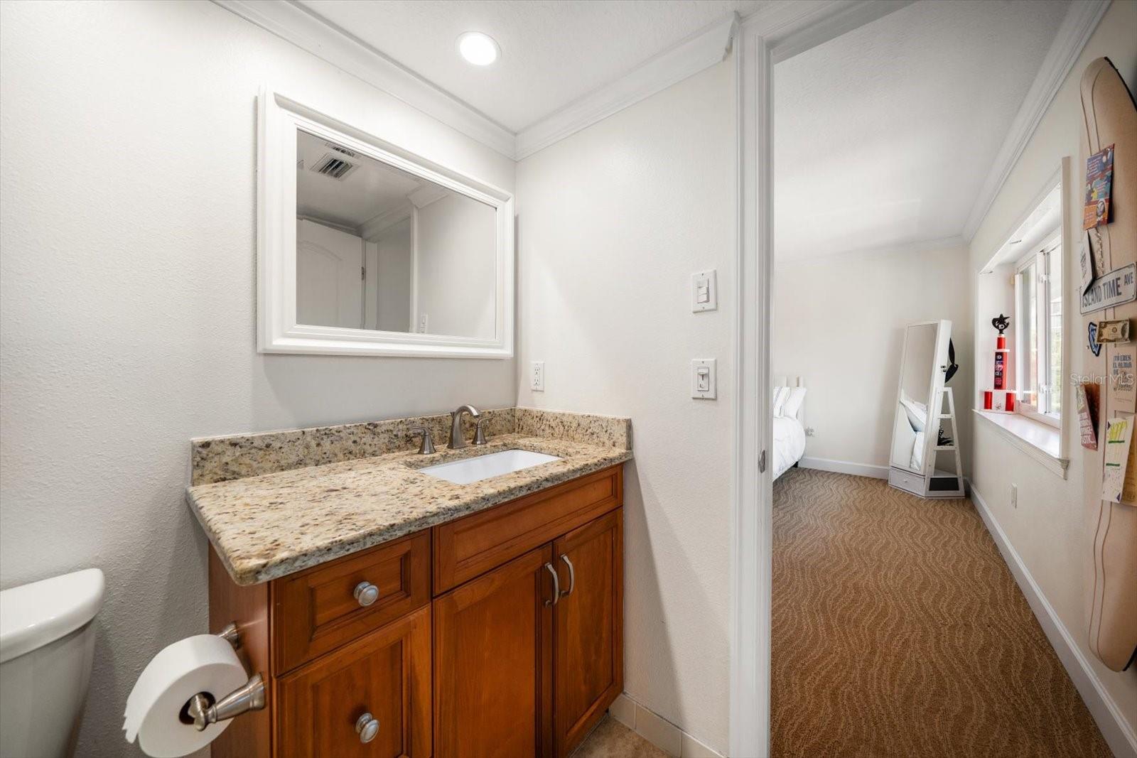Convenience found throughout, with private bathrooms offered in most rooms.