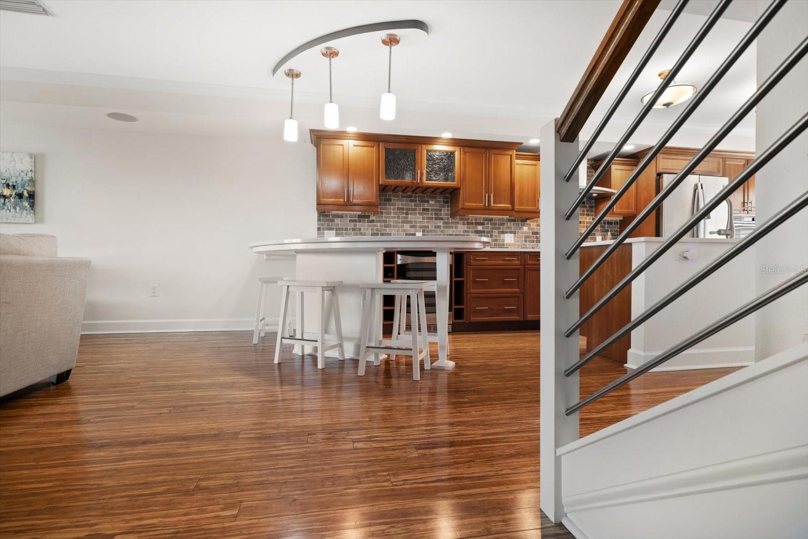 Modern finishes enhance the beauty of this home.