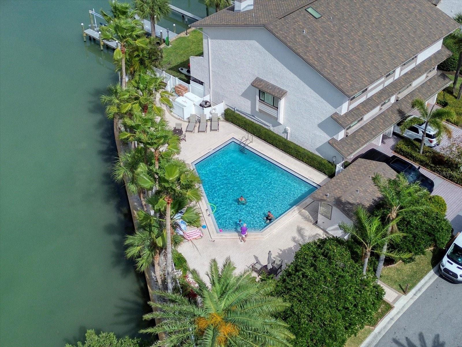 Private community pool
