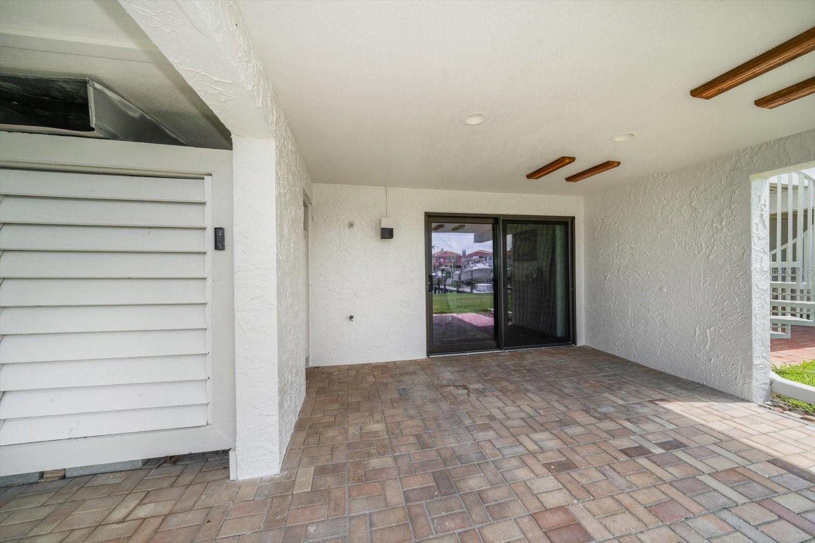 Lots of outdoor living areas for entertaining, with storage for water toys!