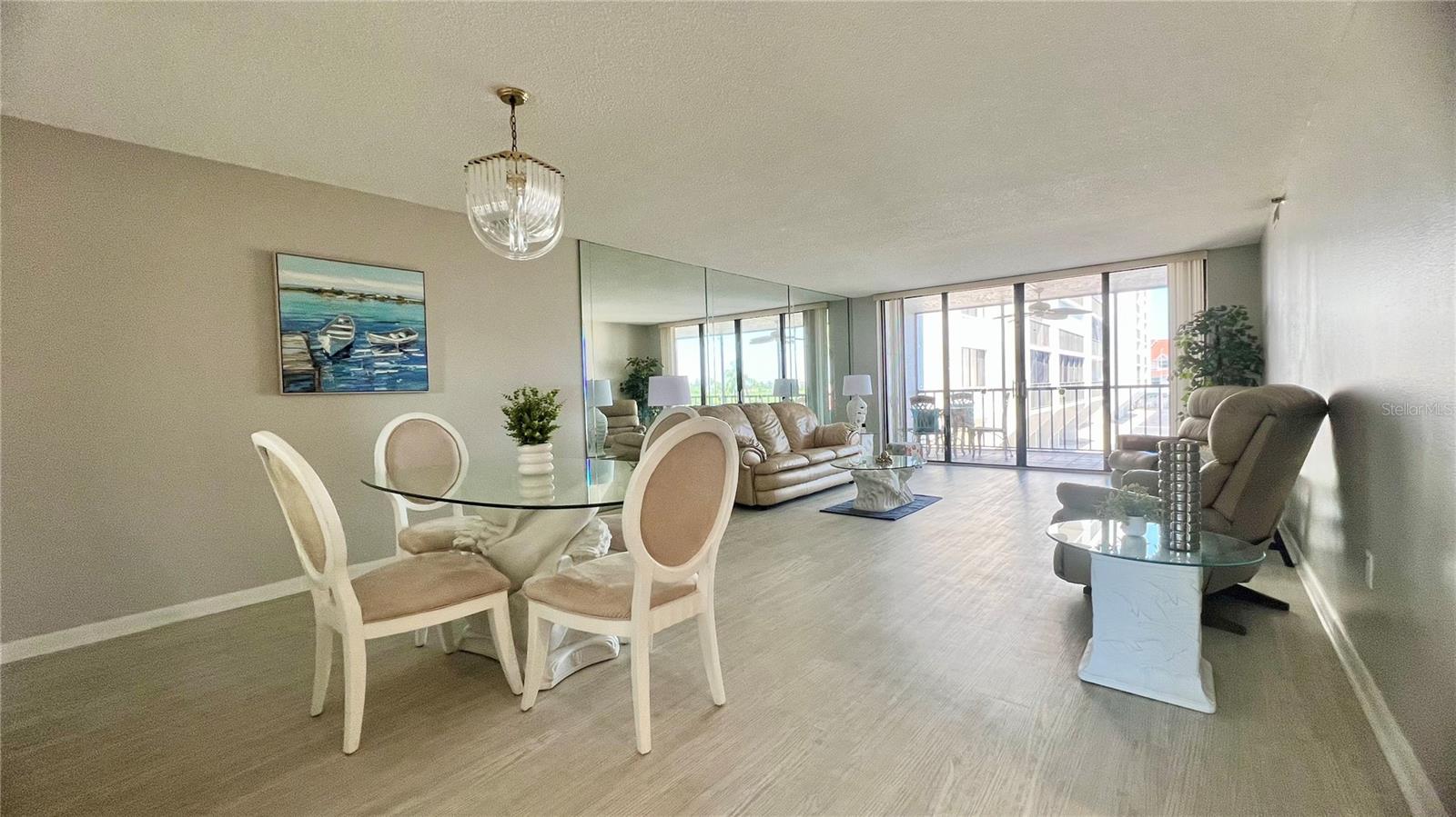 Dining to living room