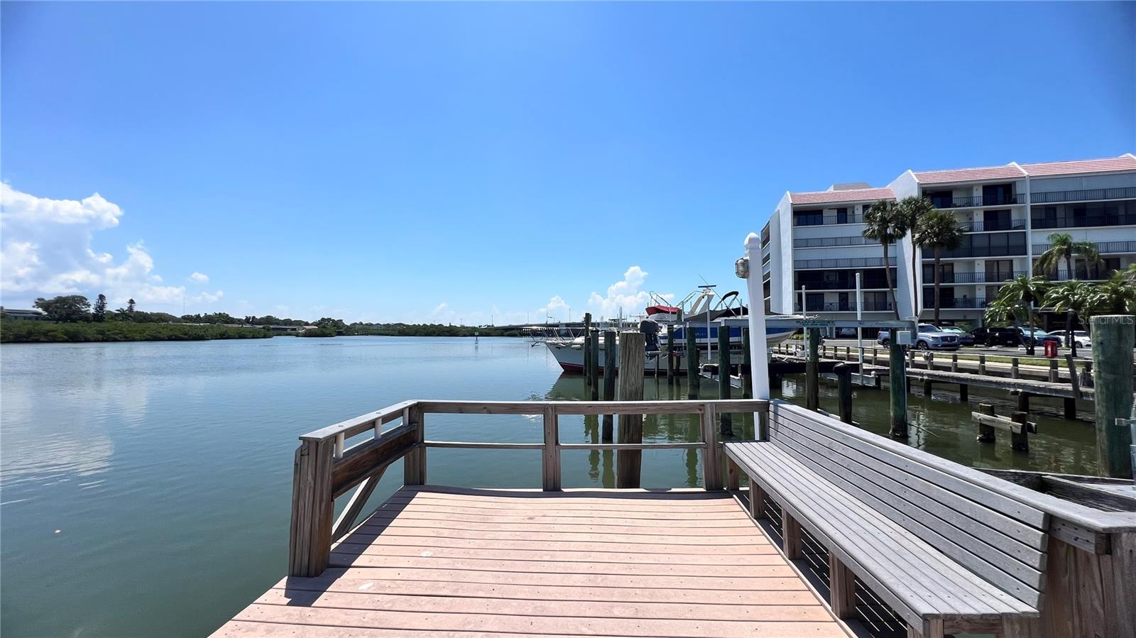 South view from dock