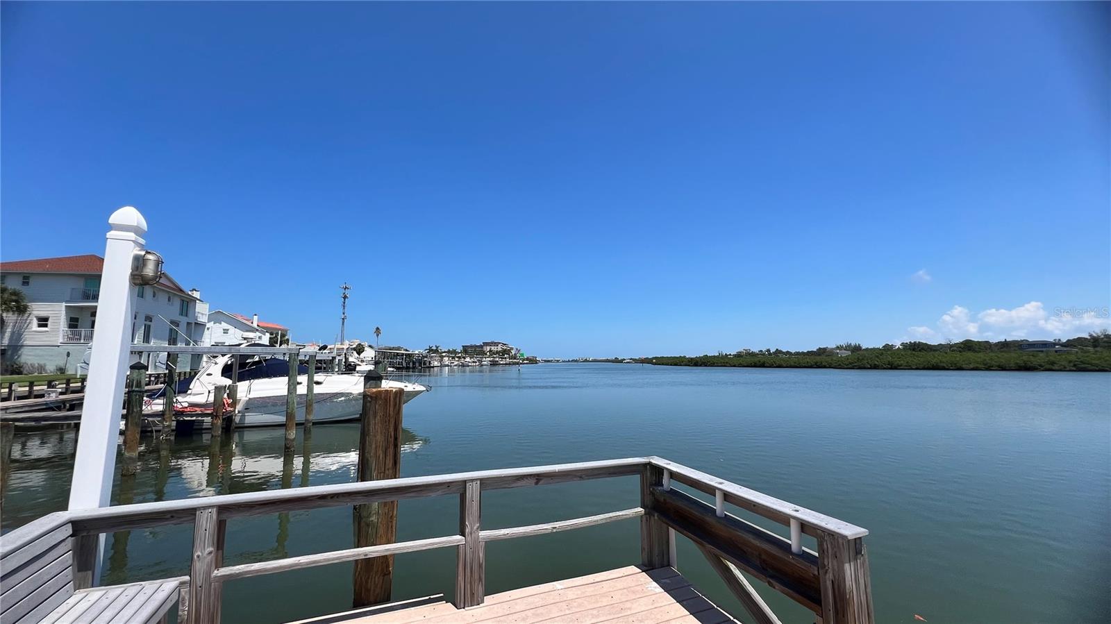 North view from dock