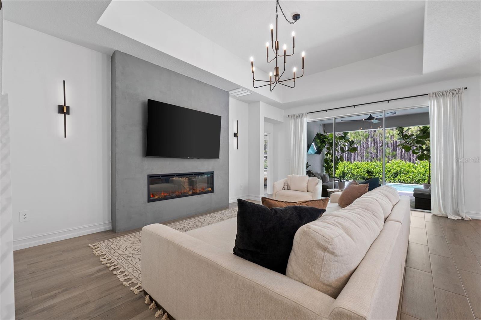 Upgraded Lighting and Easy Access to Covered Patio