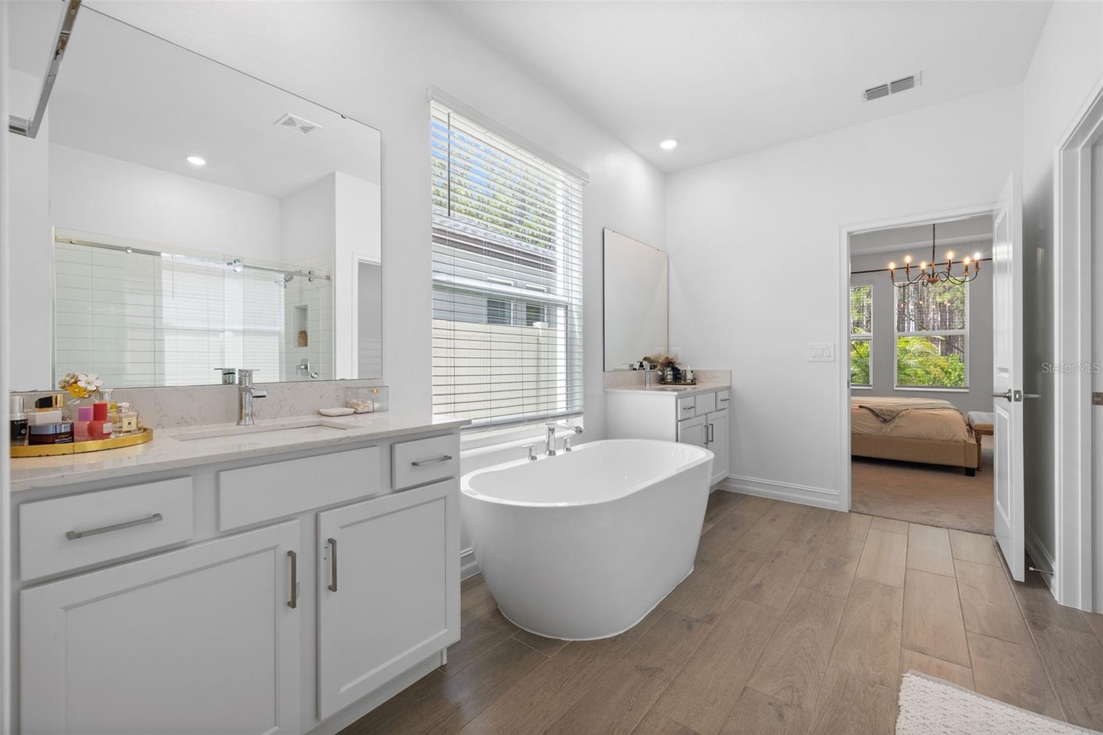 Primary Bath with Dual Vanities