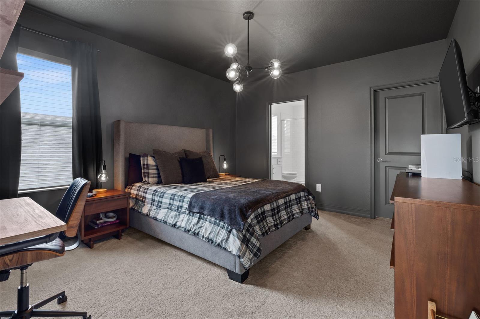 Bedroom 3 with En-Suite Bath and Walk-In Closet