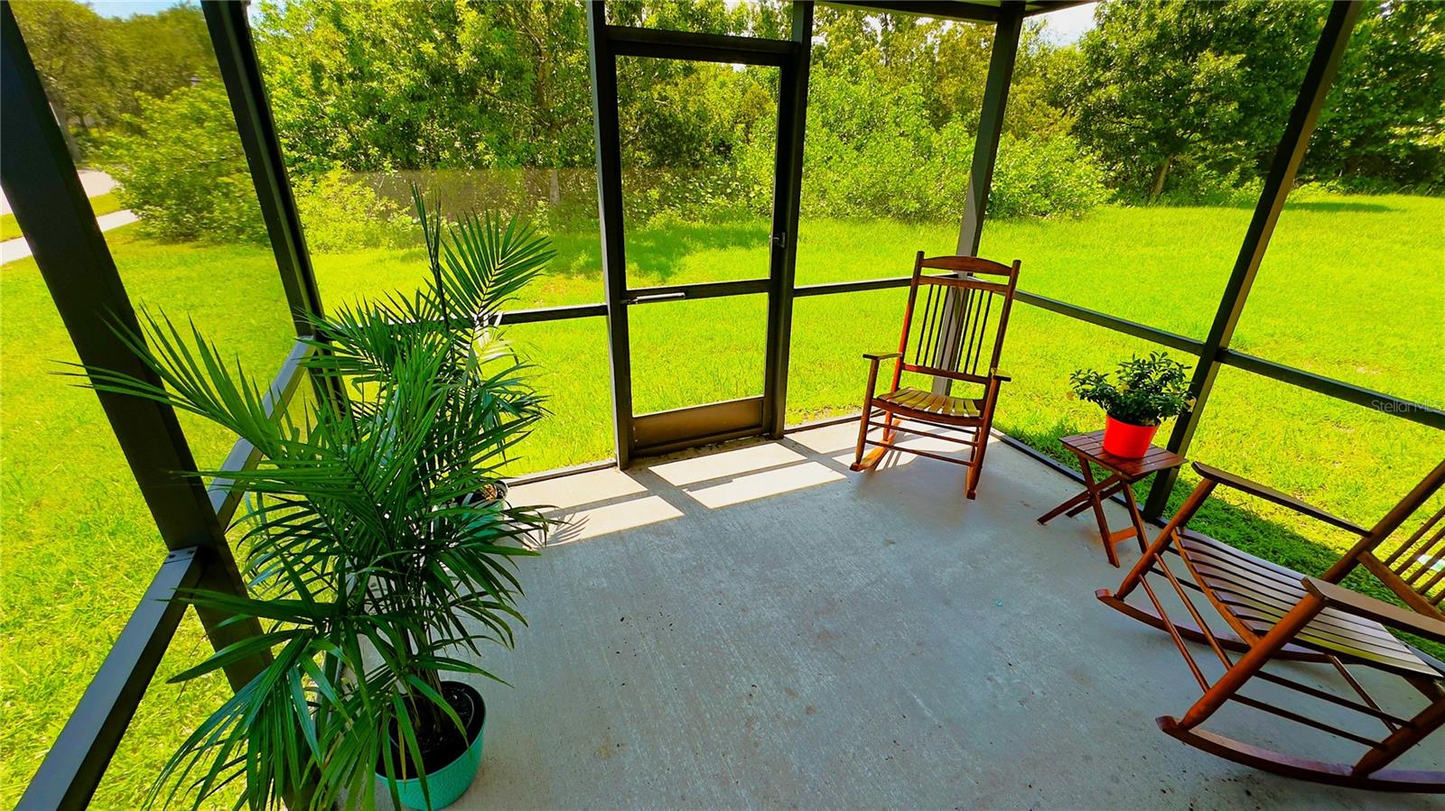 Great place to retreat for morning coffee or evening wine.