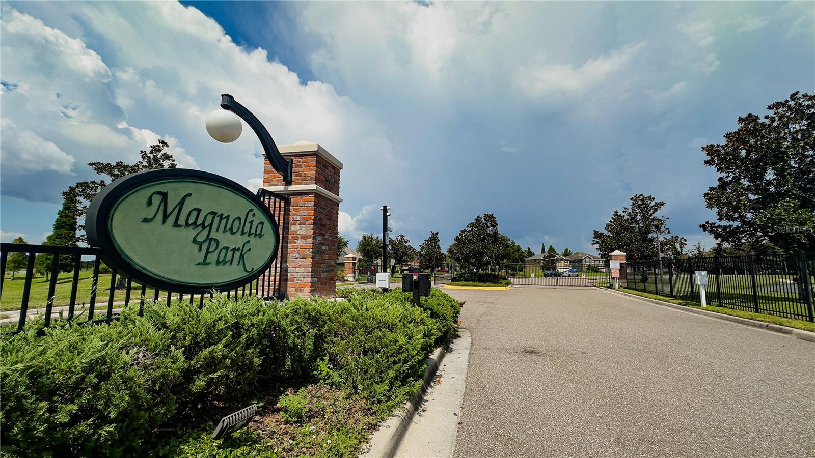 Magnolia Park Gated Entrance