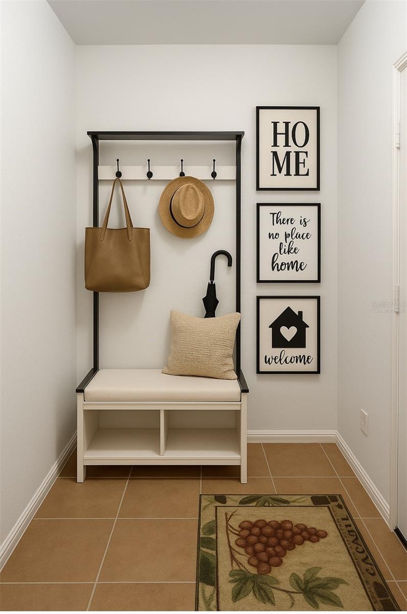 VIRTUALLY STAGED Front Entrance Area