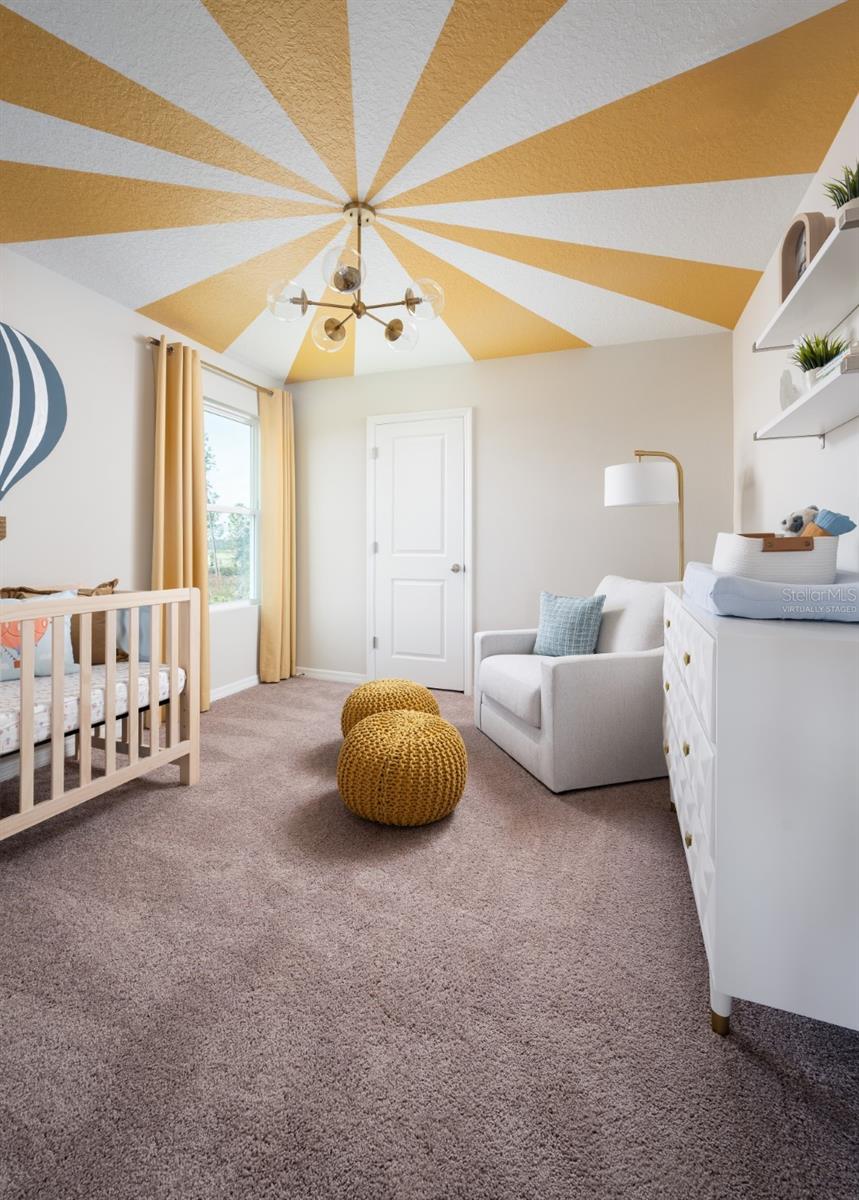 virtually staged/model home