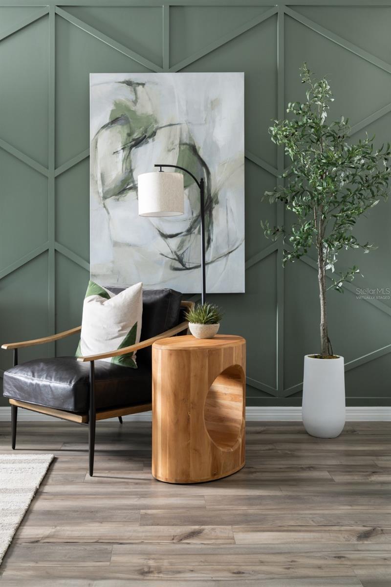 virtually staged/model home