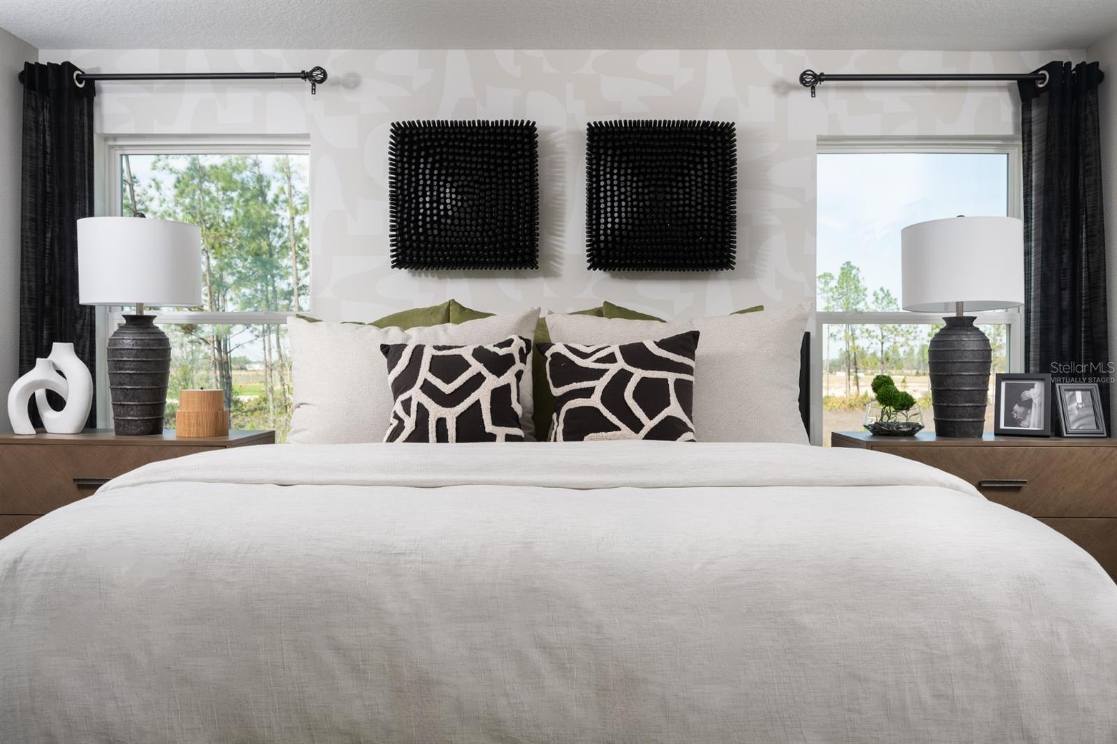 virtually staged/model home
