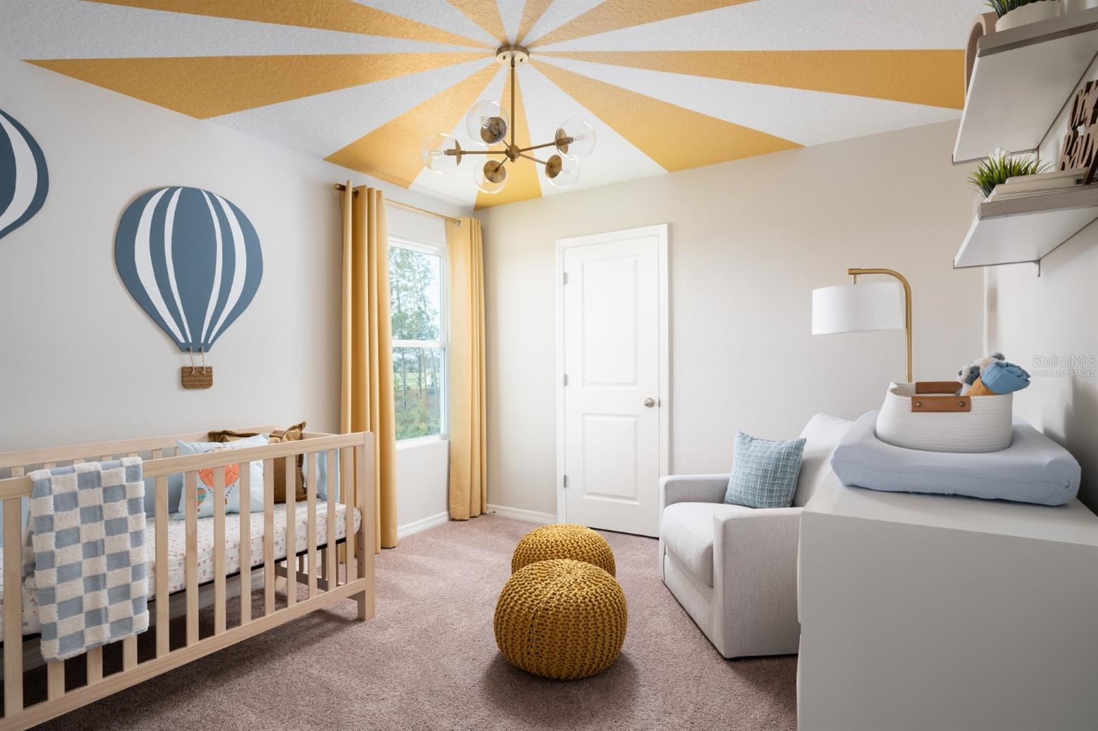 virtually staged/model home