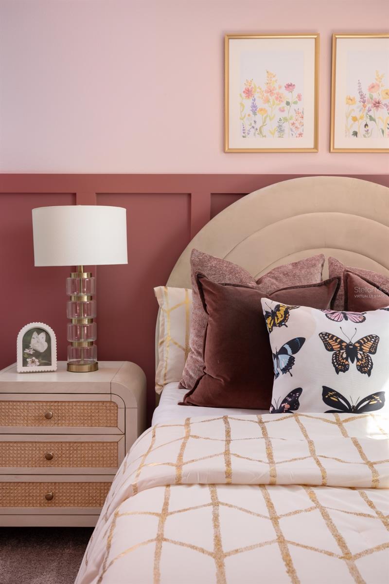 virtually staged/model home