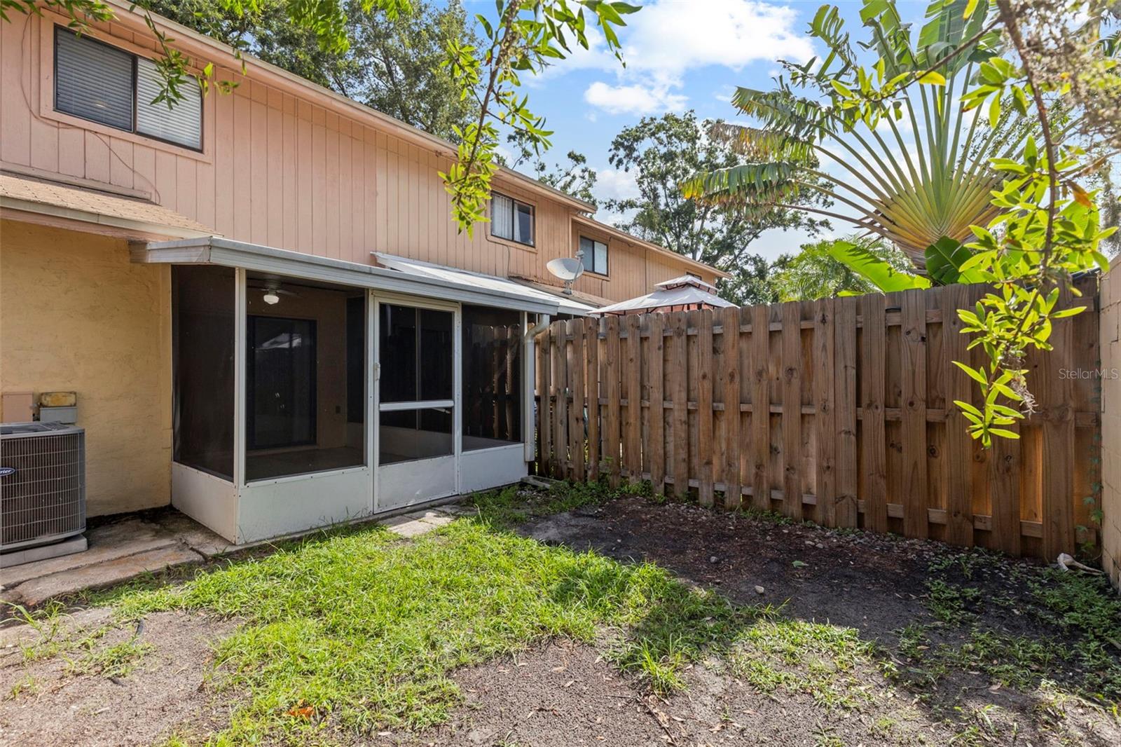 Fenced Back yard