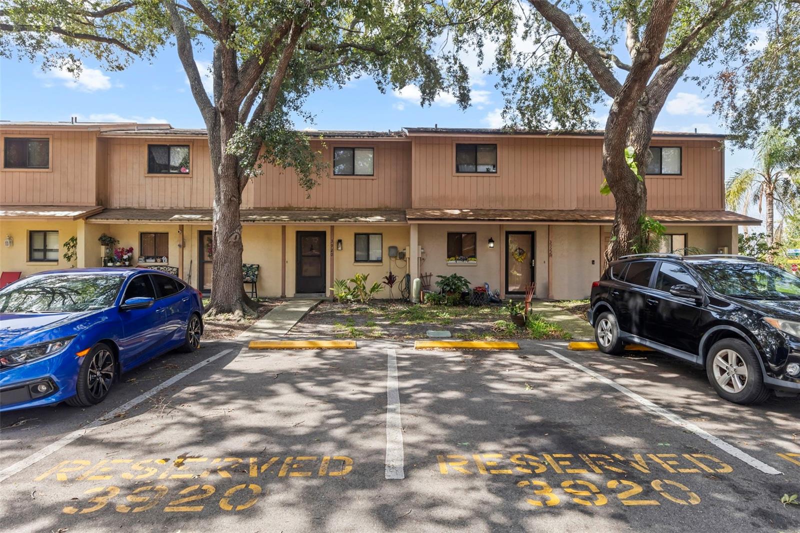 2 designated parking spots
